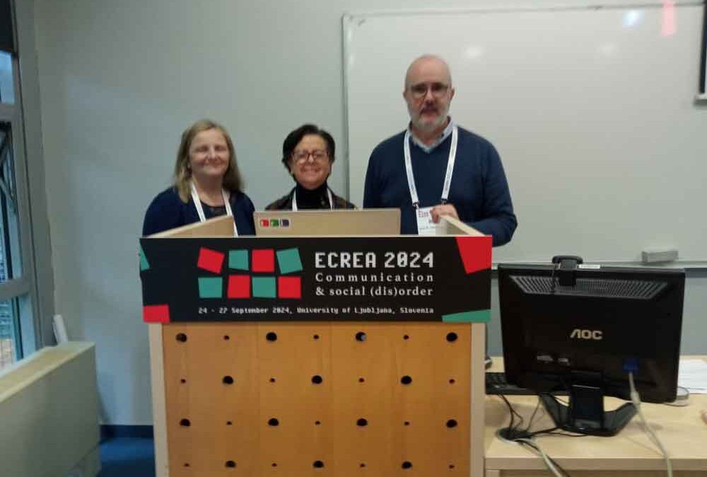 CROSSMEDIA-EU presenta dos comunicaciones en ECREA 2024 celebrada en Ljubljana